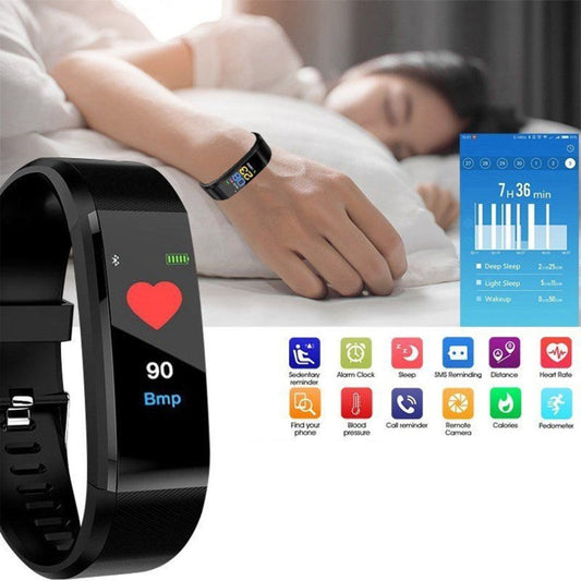 Bracelet intelligent de sport Bluetooth étanche fréquence cardiaque oxygène sanguin adulte tension artérielle Bracelet électronique surveillance