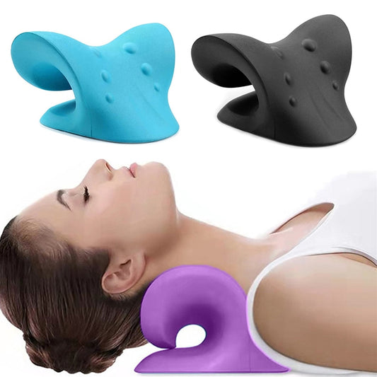 Oreiller de massage cervical, relaxant, soulagement de douleur