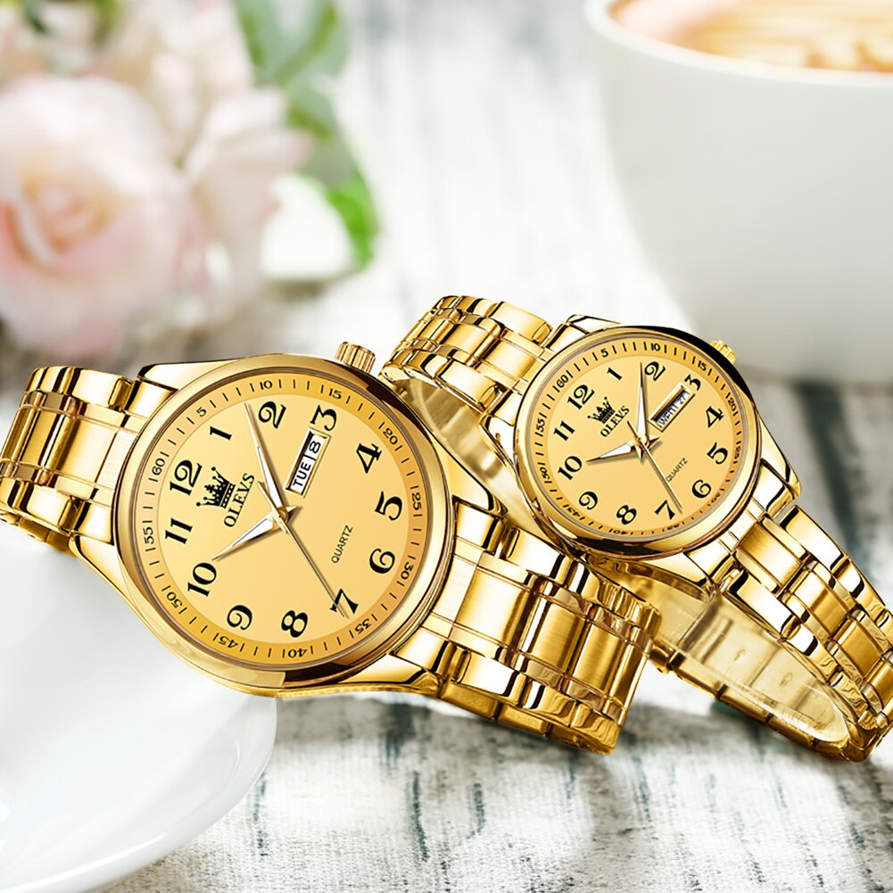 OLEVS-Montre de luxe  pour amoureux collection 2023