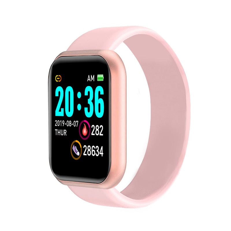 Montre fréquence cardiaque pression artérielle Sports Bluetooth homme, femme