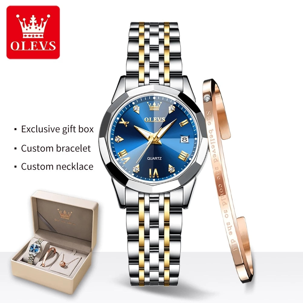 OLEVS - Montre pour homme et femme - cadeau des amoureux