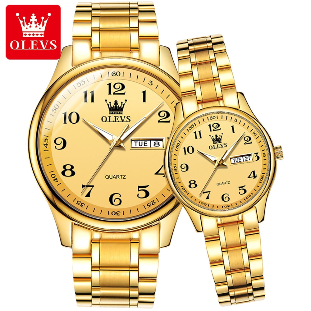 OLEVS-Montre de luxe  pour amoureux collection 2023