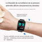 Montre fréquence cardiaque pression artérielle Sports Bluetooth homme, femme
