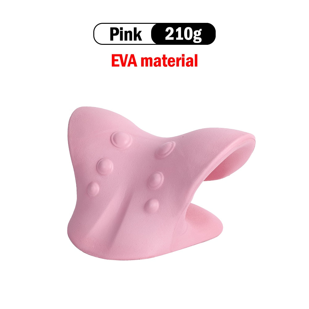 Oreiller de relaxation chiropratique pour le cou, dispositif de Traction, soulagement de la douleur, alignement de la colonne cervicale