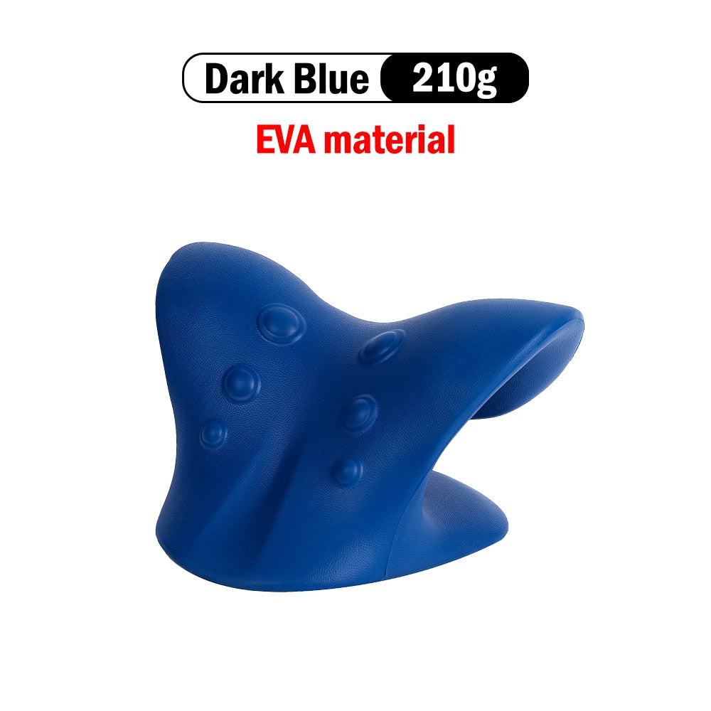 Oreiller de relaxation chiropratique pour le cou, dispositif de Traction, soulagement de la douleur, alignement de la colonne cervicale