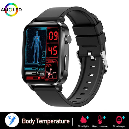 2023 nouvelle Glycémie Montre Intelligente Hommes Sangao Laser Traiter Santé de Fréquence Cardiaque Pression Artérielle Smartwatch de Sport Femmes Glucomètre Montre