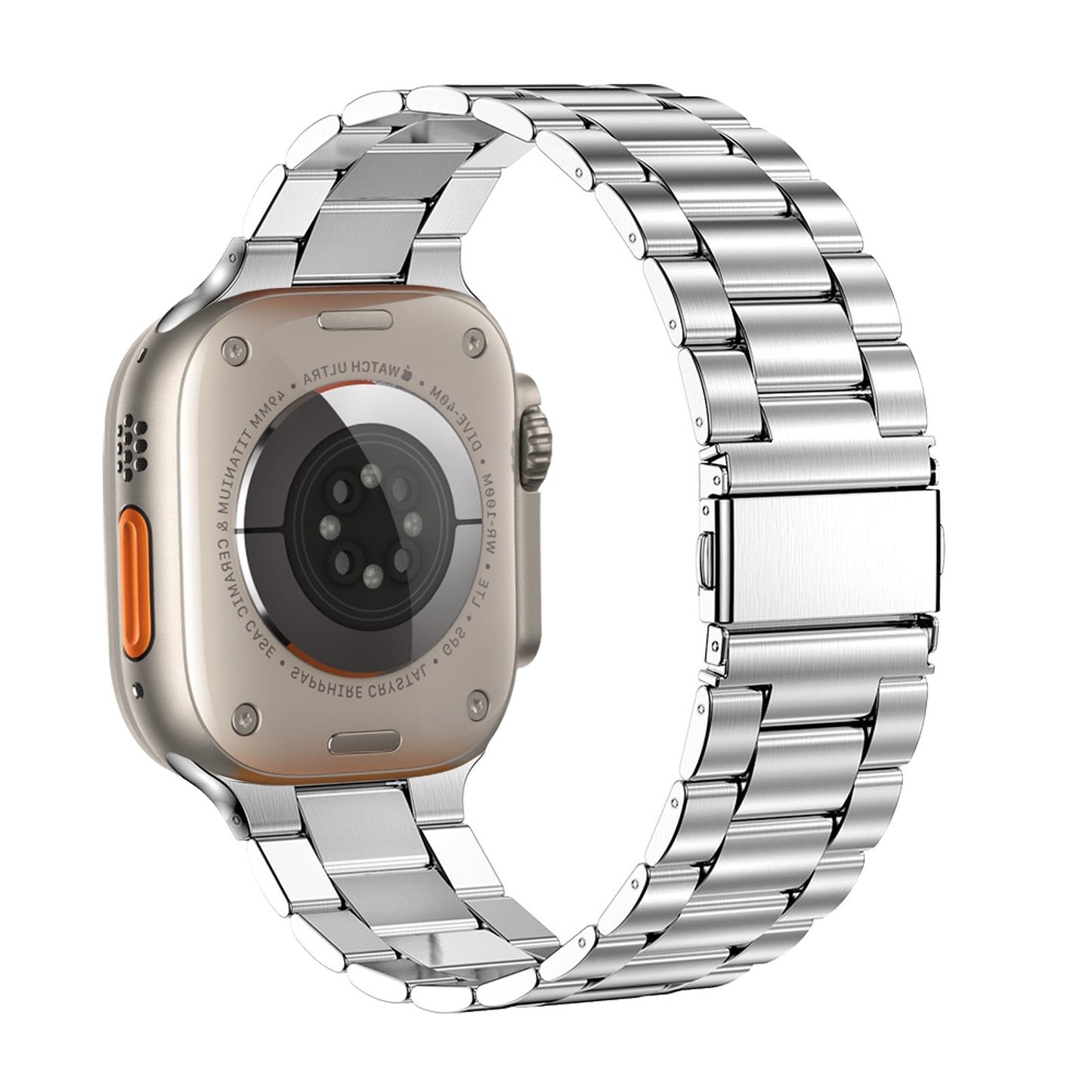 Montre Bracelet en acier inoxydable pour Apple Watch Ultra, Bracelet en métal de 49mm, iwatch 7 6 5 4 3 SE 8 45mm 41mm 38mm 40mm 44mm